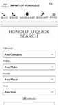 Mobile Screenshot of infinitiofhonolulu.com